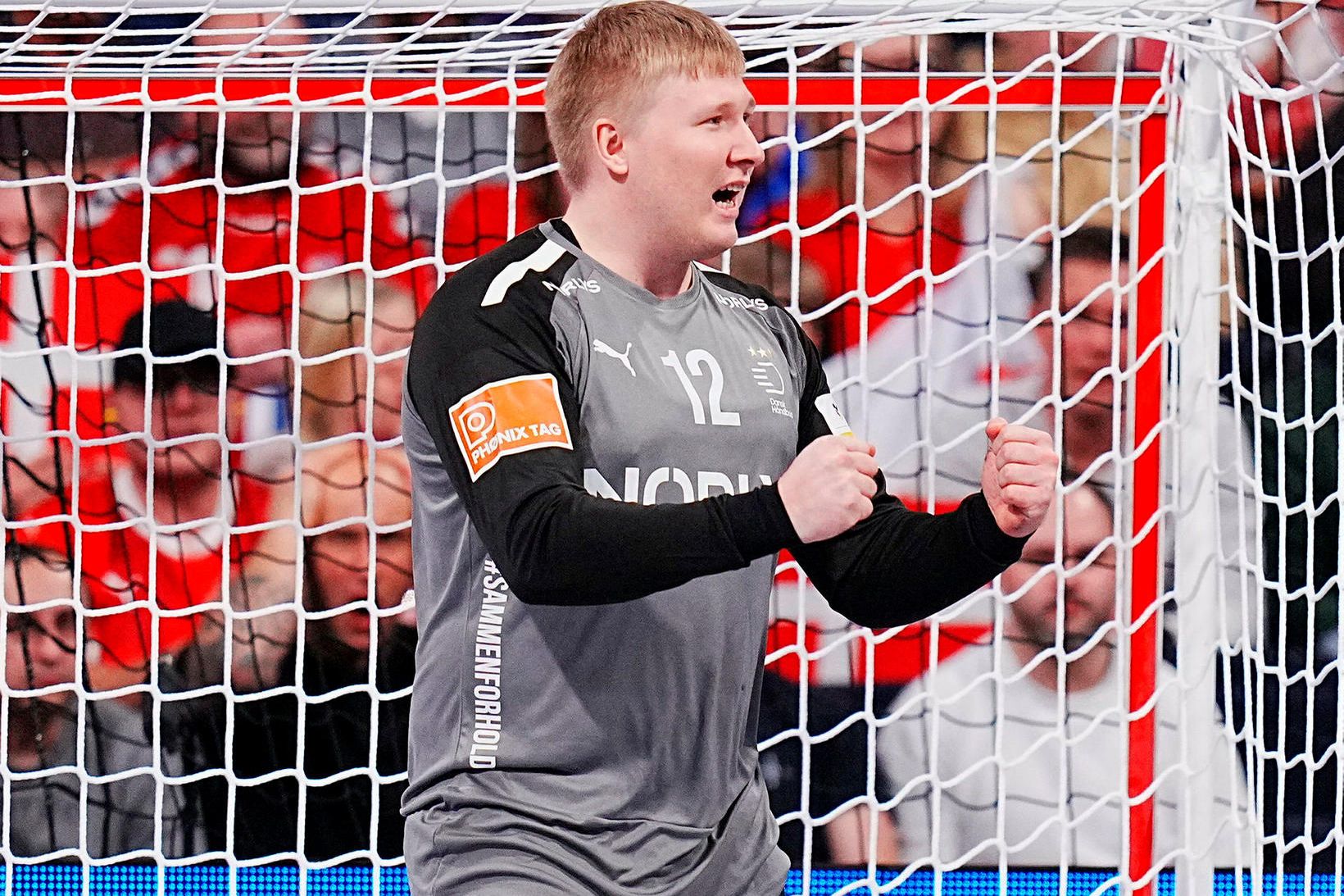 Lokaði markinu í stórleiknum